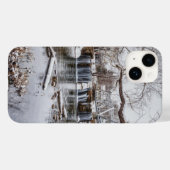 Coques Case-Mate iPhone Hiver Au Barrage De Finley (Verso (horizontal))