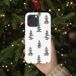 Case-Mate iPhone Case Hiver branché | Motif d'arbre de Noël<br><div class="desc">Hiver branché | Motif d'arbre de Noël</div>