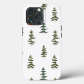 Coques Case-Mate iPhone Hiver branché | Motif d'arbre de Noël (Verso)