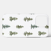 Coques Case-Mate iPhone Hiver branché | Motif d'arbre de Noël (Verso (horizontal))