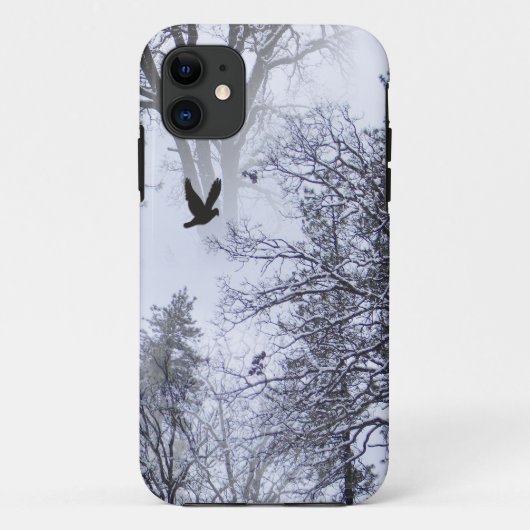 Coques Case-Mate iPhone Hiver Corbeau... (Dos)