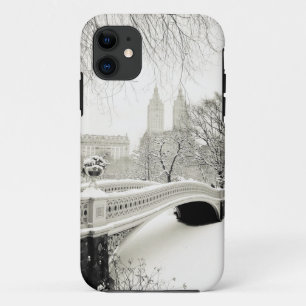 Etui iPhone Case-Mate Hiver de Central Park - neige sur le pont d'arc