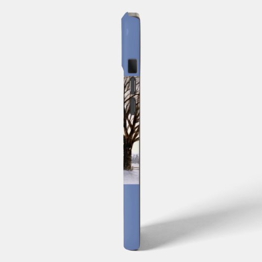 Coques Case-Mate iPhone Hiver en Nouvelle-Angleterre aquarelle peinture (Verso / Gauche)