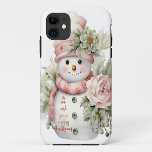 Coques Case-Mate iPhone Hiver fleuri (Dos)