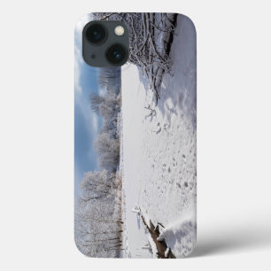 Case-Mate iPhone Case hiver pittoresque le long de l'étang et des forêts