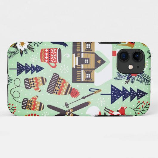 Coques Case-Mate iPhone Hiver/Vacances Apple IPhone Couverture (Dos (Horizontal))