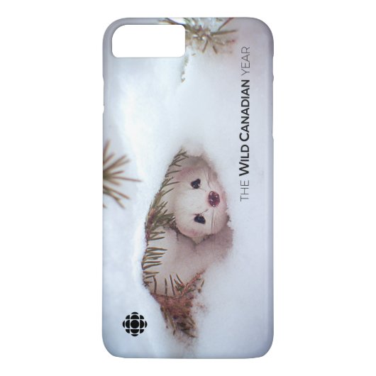 Coques Case-Mate iPhone Hiver - Weasel à queue courte (Dos)