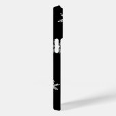 Coques Case-Mate iPhone hivernal noir blanc nom du motif (Verso / Droite)