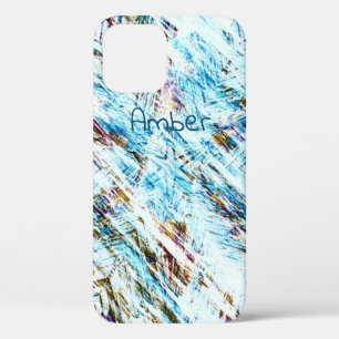 Case-Mate iPhone Case Hivernal rayé personnalisé en détresse givré