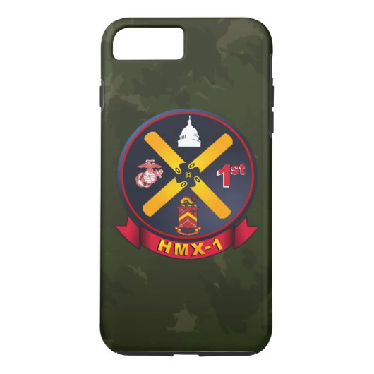 Coques Case-Mate iPhone HMX-1 "marine une" Camo vert-foncé (Dos)