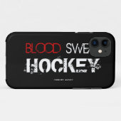 COQUES Case-Mate iPhone HOCKEY DE SUEUR DE SANG (Dos (Horizontal))