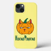 Coques Case-Mate iPhone Hocus pawcus Halloween citrouille ginger cat magie (Verso)