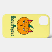 Coques Case-Mate iPhone Hocus pawcus Halloween citrouille ginger cat magie (Verso (horizontal))