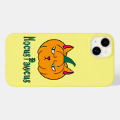 Coques Case-Mate iPhone Hocus pawcus Halloween citrouille ginger cat magie (Verso (horizontal))