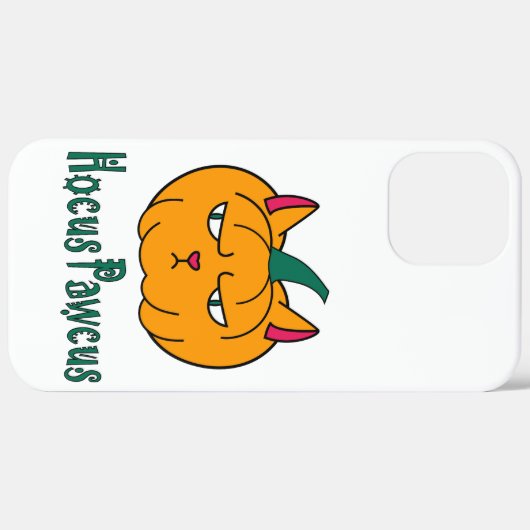 Coques Case-Mate iPhone Hocus pawcus Halloween citrouille ginger cat magie (Verso / Droite)