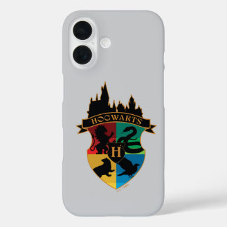 Coques iPhone 16 HoGWARTS™ Castle Crest House Insigne de fierté