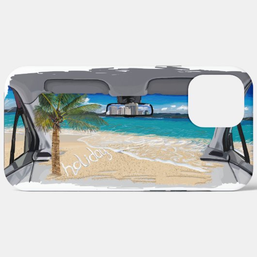 Coques Case-Mate iPhone holiday illustration (Verso (horizontal))