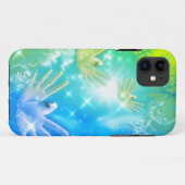 Coques Case-Mate iPhone holiES - Flying Hands Pigeons ART (Dos (Horizontal))