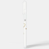 Coques Case-Mate iPhone Holly Jolly AF | Shiny Gold Faux Foil Script (Verso / Gauche)