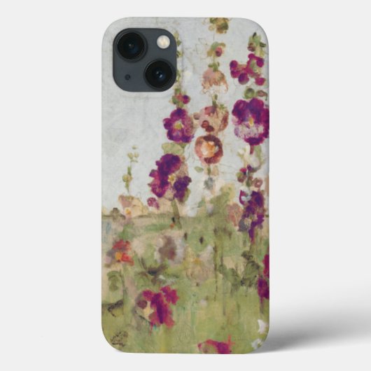 Coques Case-Mate iPhone Hollyhocks au bord de la mer (Verso)