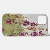 Coques Case-Mate iPhone Hollyhocks au bord de la mer (Verso (horizontal))