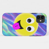 Coques Case-Mate iPhone hologramme émoji (Dos (Horizontal))