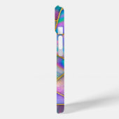 Coques Case-Mate iPhone Holographe élégant chic faux or (Verso / Gauche)