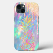 Coques Case-Mate iPhone Holographie Holographique Chic Parties scintillant (Verso)