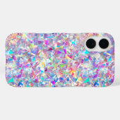 Coques Case-Mate iPhone Holographie Parties scintillant Faux (Verso (horizontal))