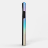 Coques Case-Mate iPhone Holographie Unicorne personnalisée | Pastel arc-en (Dos/Droite)