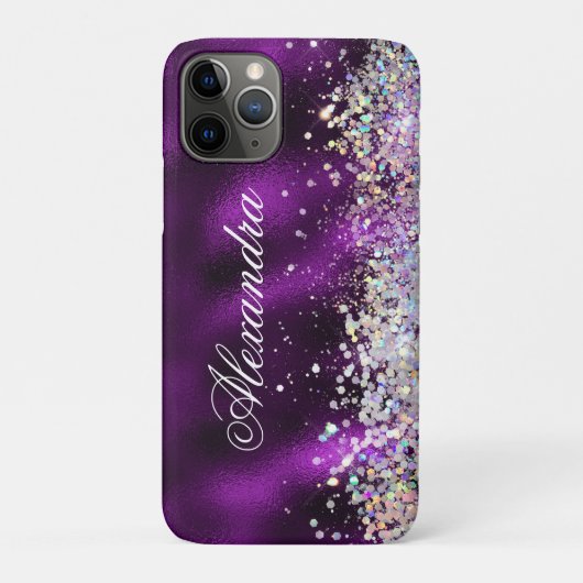 Coques Case-Mate iPhone Holographique Bling Luxe Parties scintillant étinc (Dos)