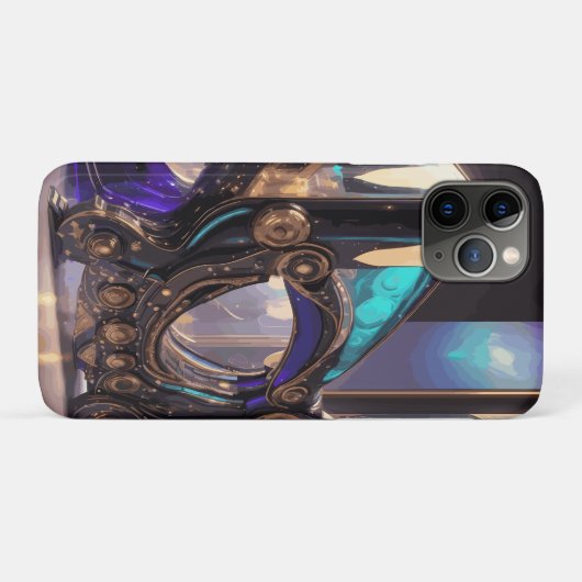 Coques Case-Mate iPhone HoloSpectra Futuriste Illusion Holographique Art (Dos (Horizontal))