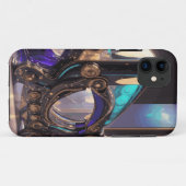 Coques Case-Mate iPhone HoloSpectra Futuriste Illusion Holographique Art (Dos (Horizontal))