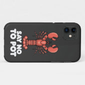 Coques Case-Mate iPhone Homard dit non au pot (Dos (Horizontal))