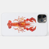 Coques Case-Mate iPhone Homard polygonal rouge (Dos (Horizontal))