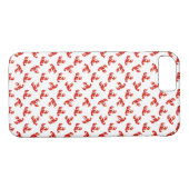 Coques Case-Mate iPhone Homards rouges mignons (Dos (Horizontal))