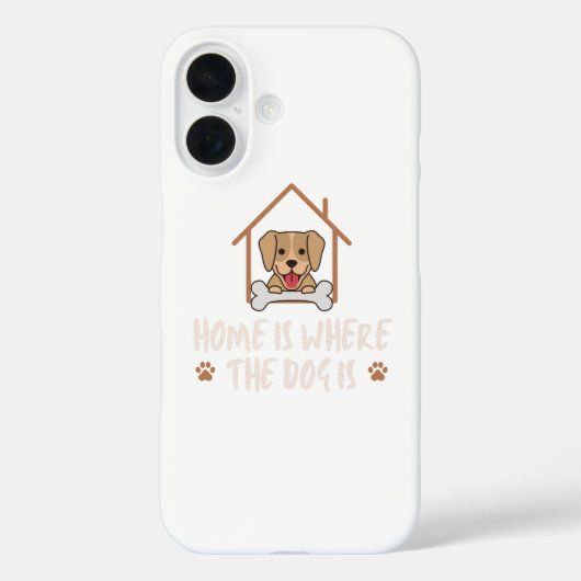 Coques Case-Mate iPhone Home is the Dog is (Verso)