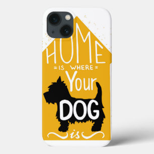 Etui iPhone 13 Home Is Where The Dog Is