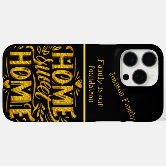Coques Case-Mate iPhone Home Sweet Home (Verso (horizontal))