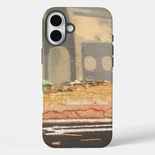 Coques Case-Mate iPhone Home Sweet Home Art Imprimer (Verso)