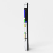 Coques Case-Mate iPhone Hommage Random Carré À Mondrian (Dos/Gauche)