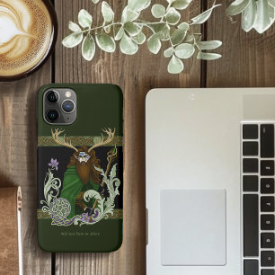 Case-Mate iPhone Case Homme aux bois celtiques verts
