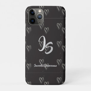 Case-Mate iPhone Case "Homme d'affaires prospère" Silver personnel Monog