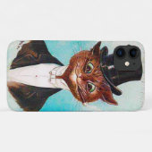 Coques Case-Mate iPhone Homme de chat, Louis Wain (Dos (Horizontal))