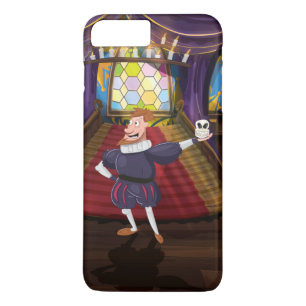 Etui iPhone Case-Mate Homme de dessin animé récitant une pièce de Shakes