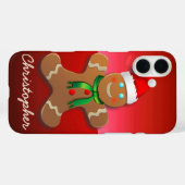Coques Case-Mate iPhone Homme en pain d'épices mignon avec chapeau de Père (Verso (horizontal))