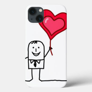 iPhone 13 Coque Homme et coeur