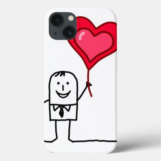 Coques Case-Mate iPhone Homme et coeur (Verso)