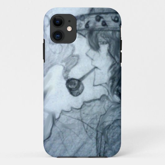 Coques Case-Mate iPhone homme fumer pipe manga anime (Dos)