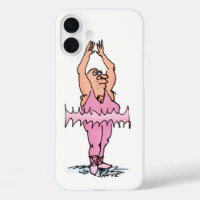 Homme Gros en Tutu Rose Ballet Dessin Animé